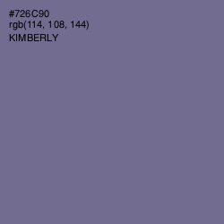 #726C90 - Kimberly Color Image