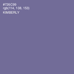 #726C99 - Kimberly Color Image