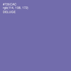 #726CAC - Deluge Color Image