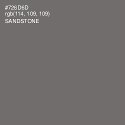 #726D6D - Sandstone Color Image