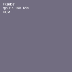 #726D81 - Rum Color Image