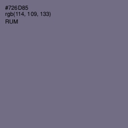 #726D85 - Rum Color Image