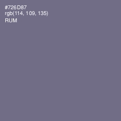 #726D87 - Rum Color Image