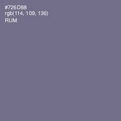 #726D88 - Rum Color Image