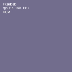 #726D8D - Rum Color Image