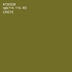 #726E28 - Crete Color Image