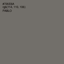 #726E6A - Pablo Color Image