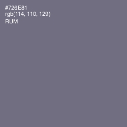 #726E81 - Rum Color Image