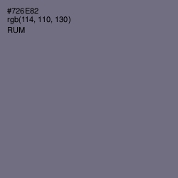 #726E82 - Rum Color Image