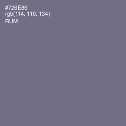 #726E86 - Rum Color Image