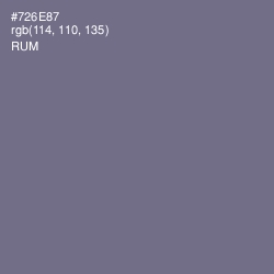 #726E87 - Rum Color Image