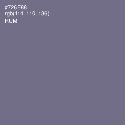 #726E88 - Rum Color Image