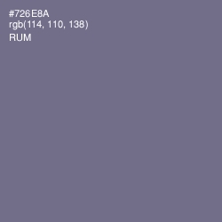 #726E8A - Rum Color Image