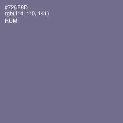 #726E8D - Rum Color Image