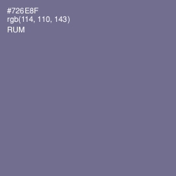 #726E8F - Rum Color Image