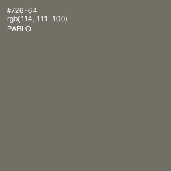 #726F64 - Pablo Color Image
