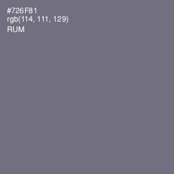 #726F81 - Rum Color Image