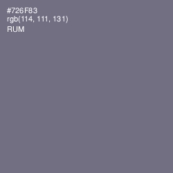 #726F83 - Rum Color Image