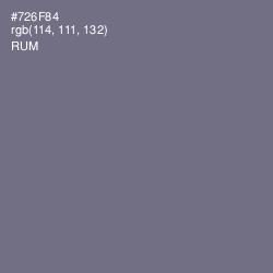 #726F84 - Rum Color Image