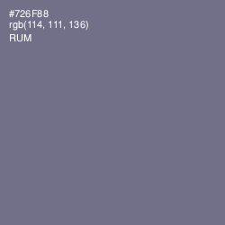 #726F88 - Rum Color Image