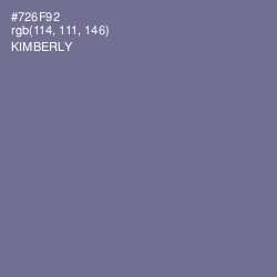 #726F92 - Kimberly Color Image