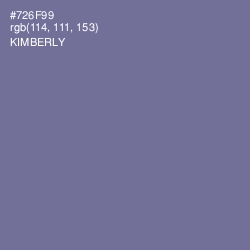 #726F99 - Kimberly Color Image