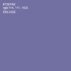 #726FA2 - Deluge Color Image