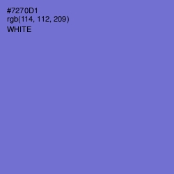 #7270D1 - Moody Blue Color Image