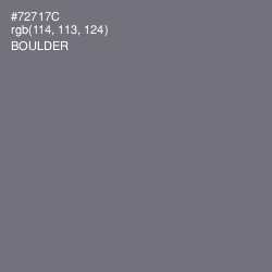 #72717C - Boulder Color Image