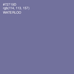 #72719D - Waterloo  Color Image