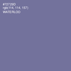 #72729D - Waterloo  Color Image