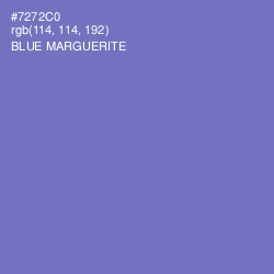 #7272C0 - Blue Marguerite Color Image