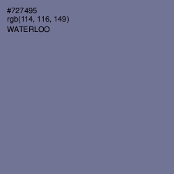 #727495 - Waterloo  Color Image