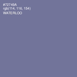 #72749A - Waterloo  Color Image