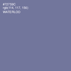 #72759C - Waterloo  Color Image