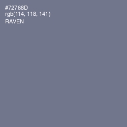 #72768D - Raven Color Image