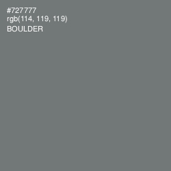 #727777 - Boulder Color Image