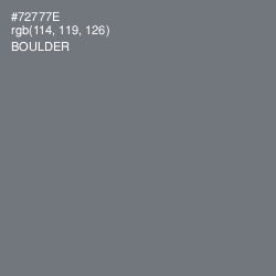 #72777E - Boulder Color Image