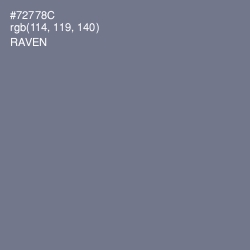 #72778C - Raven Color Image