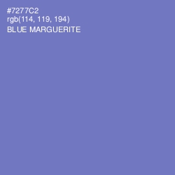 #7277C2 - Blue Marguerite Color Image