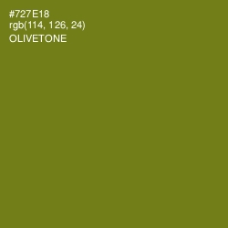 #727E18 - Olivetone Color Image