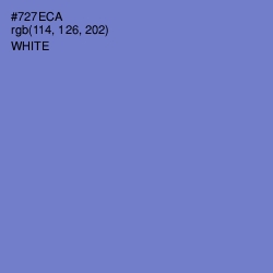 #727ECA - Moody Blue Color Image