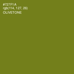 #727F1A - Olivetone Color Image