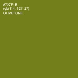 #727F1B - Olivetone Color Image