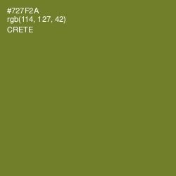 #727F2A - Crete Color Image