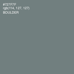 #727F7F - Boulder Color Image