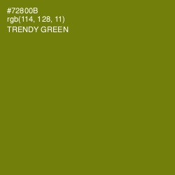 #72800B - Trendy Green Color Image