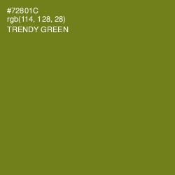 #72801C - Trendy Green Color Image
