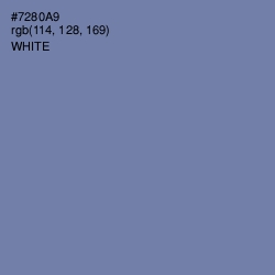 #7280A9 - Bermuda Gray Color Image