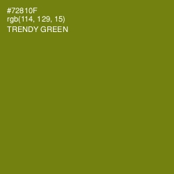 #72810F - Trendy Green Color Image